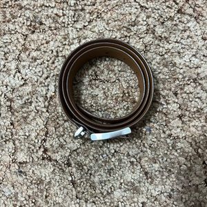 allen edmonds brown men’s belt